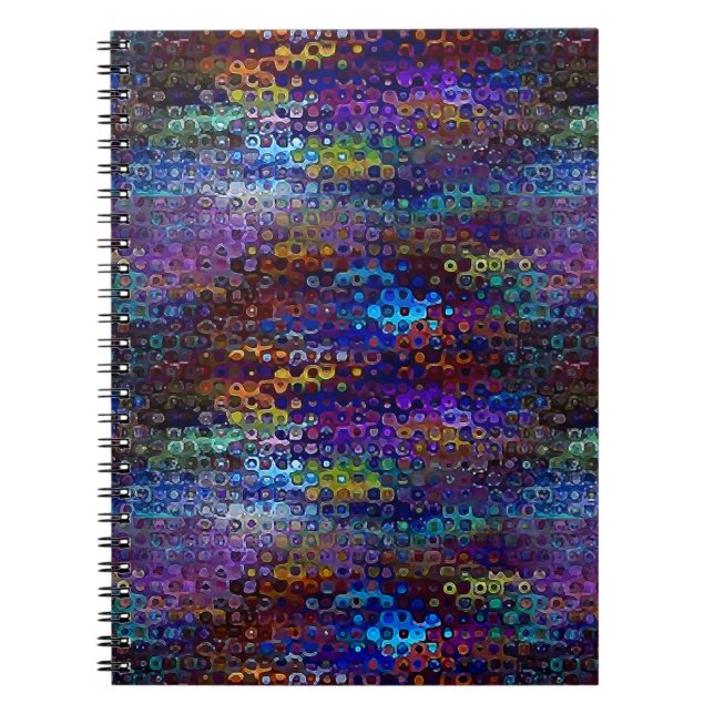 Cuaderno Patrón Mar de puntos (Frente)