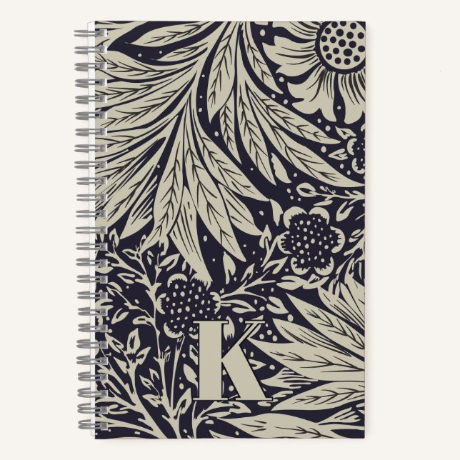 Cuaderno Patrón marigold de William Morris (Anverso)