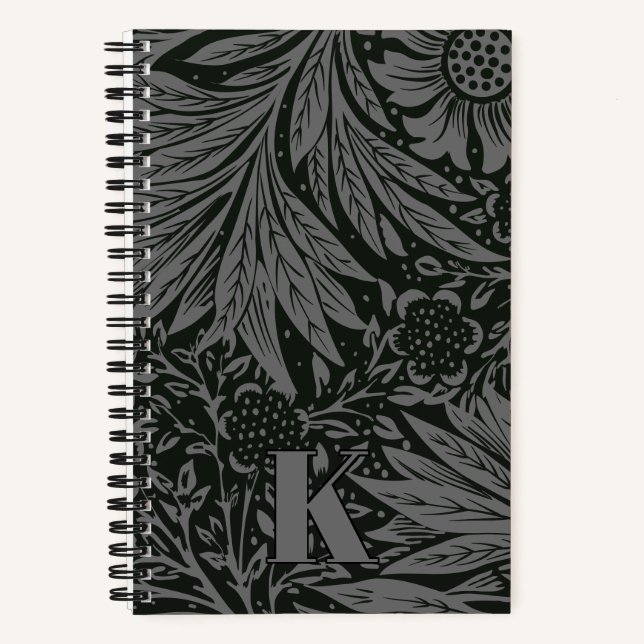 Cuaderno Patrón marigold de William Morris (Anverso)