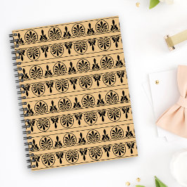 Cuaderno Patrón Mediterráneo Árabe Griego Marrón