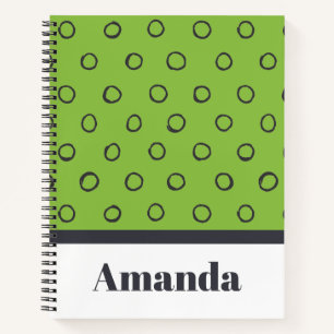Cuaderno Patrón minimalista de lunares