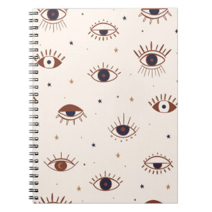 Cuaderno Patrón Místico Sin Marea De Mano. Evil Ey