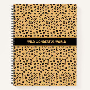 Cuaderno Patrón moderno de tigre salvaje