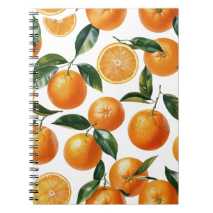 Cuaderno Patrón naranja