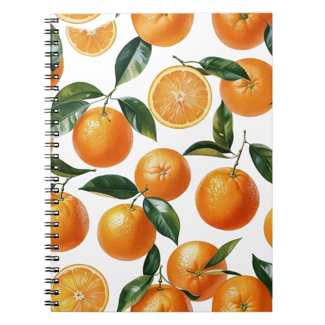 Cuaderno Patrón naranja (Frente)