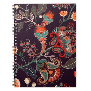 Cuaderno Patrón natural sin foco. Antecedentes con una gran