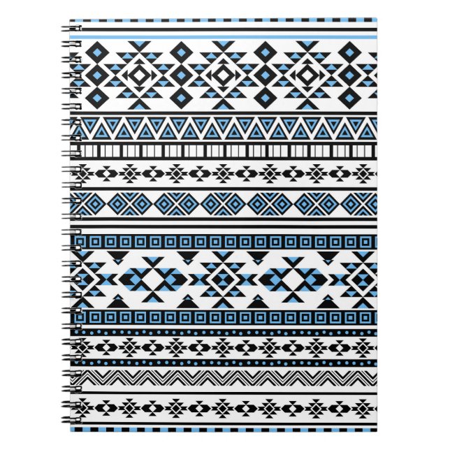 Cuaderno Patrón Navajo Geométrico del Triángulo Étnico (Frente)
