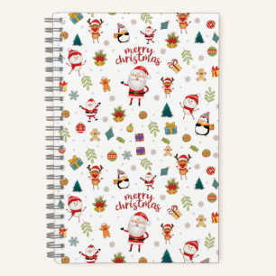 Cuaderno Patrón navideño