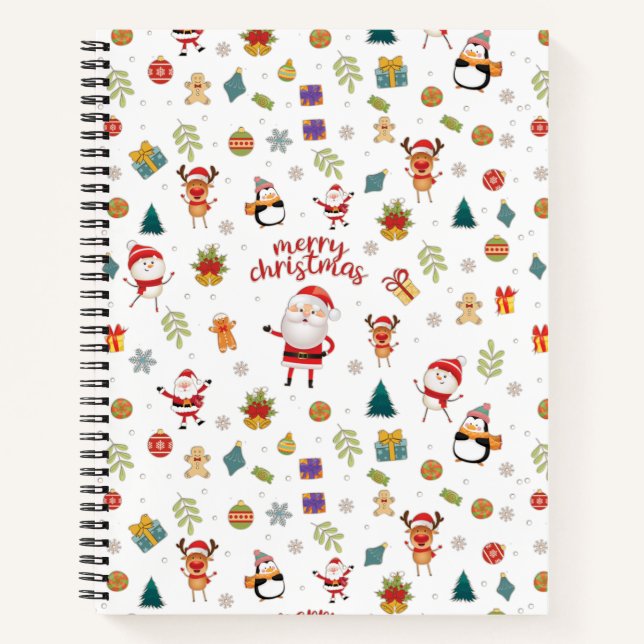 Cuaderno Patrón navideño (Anverso)