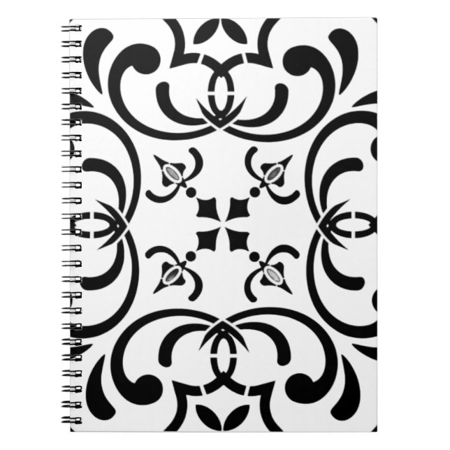 Cuaderno Patrón negro (Frente)