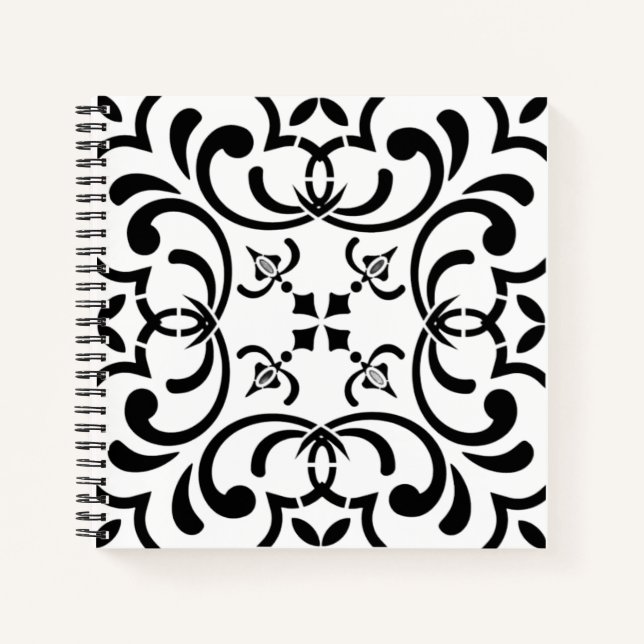 Cuaderno Patrón negro (Anverso)