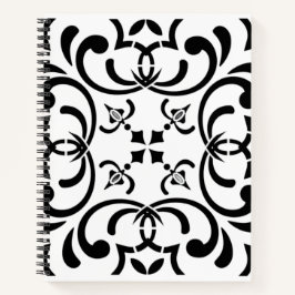Cuaderno Patrón negro