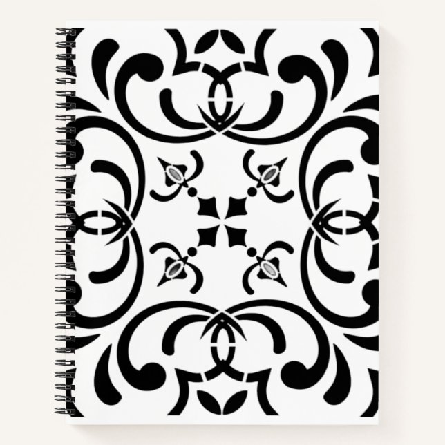 Cuaderno Patrón negro (Anverso)