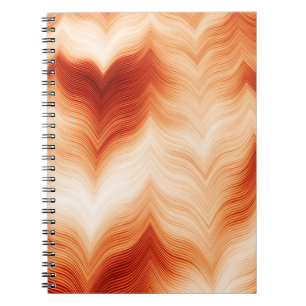 Cuaderno Patrón ondulado horizontal colorido