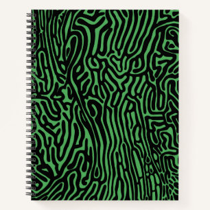 Cuaderno patrón orgánico abstracto textura de fondo natural