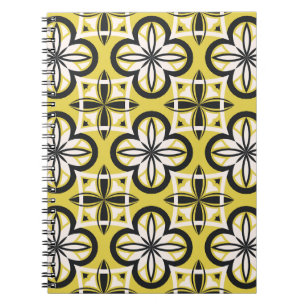 Cuaderno Patrón ornamental. Ilustración vintage abstracta,