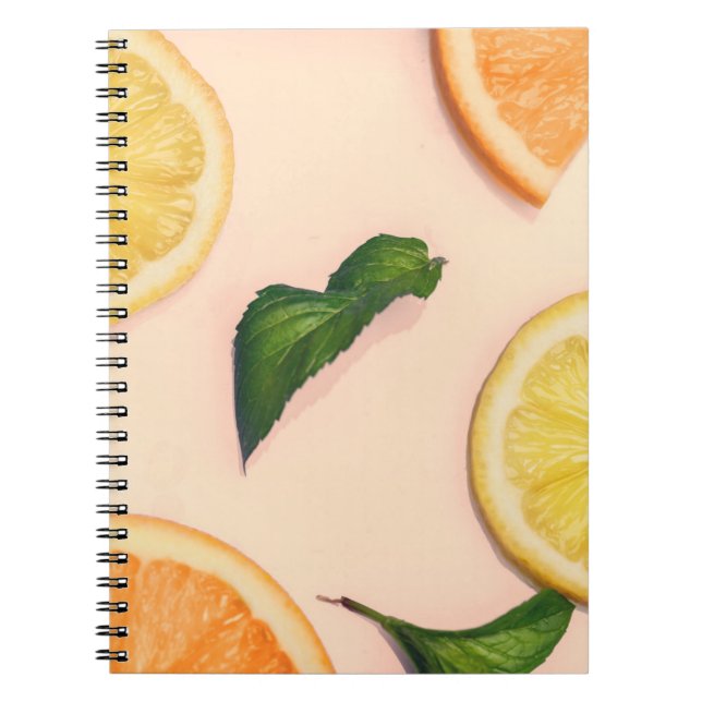 Cuaderno Patrón pastel de frutas (Frente)