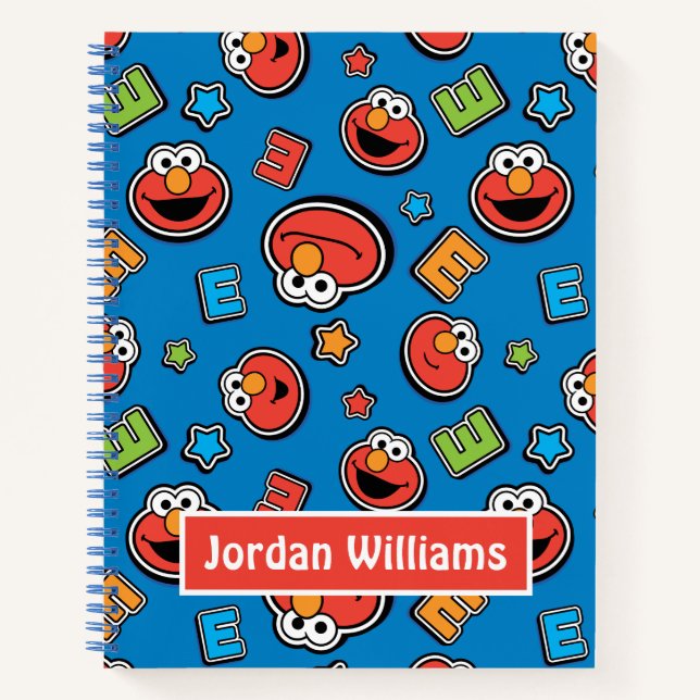 Cuaderno Patrón Pegatina Elmo (Anverso)