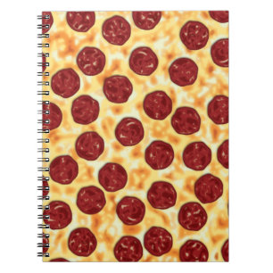 Cuaderno Patrón Pepperoni Pizza