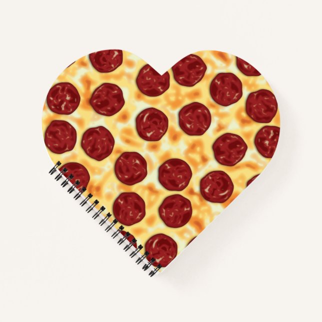 Cuaderno Patrón Pepperoni Pizza (Anverso)