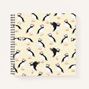 Cuaderno Patrón Puffin