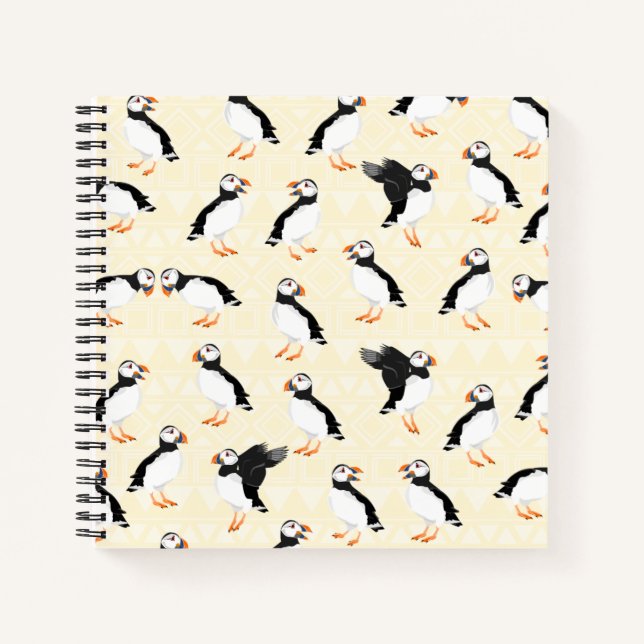 Cuaderno Patrón Puffin (Anverso)