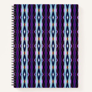 Cuaderno Patrón púrpura único