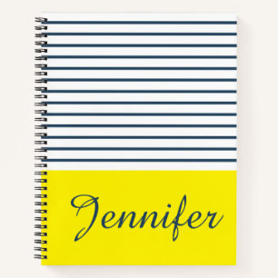 Cuaderno Patrón rayado moderno