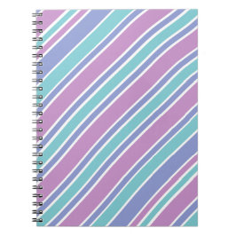 Cuaderno Patrón rayado Pastel