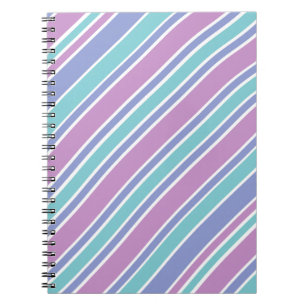 Cuaderno Patrón rayado Pastel