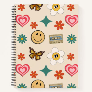 Cuaderno Patrón retro 01