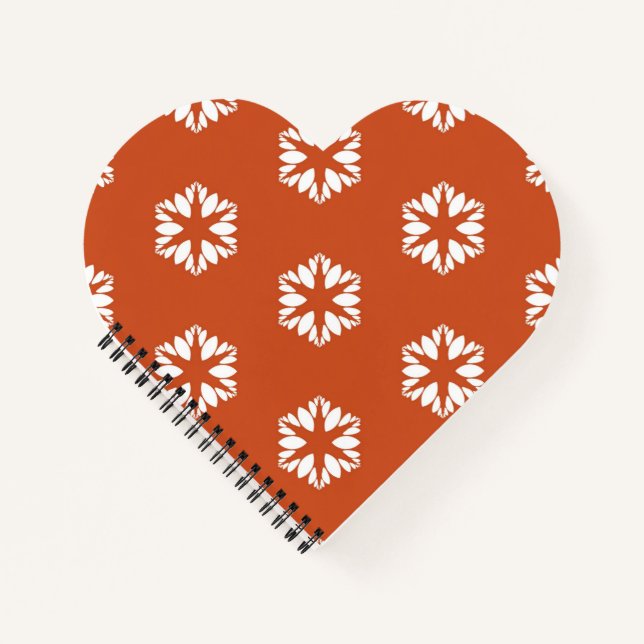 Cuaderno Patrón Retro Estrella Explosión Decoración Boho (Anverso)