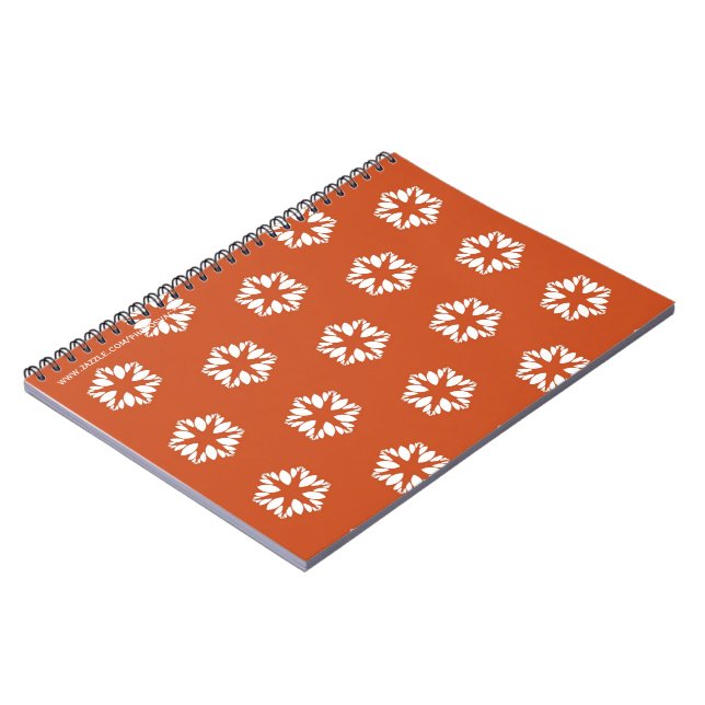 Cuaderno Patrón Retro Estrella Explosión Decoración Boho (Lado Izquierdo)