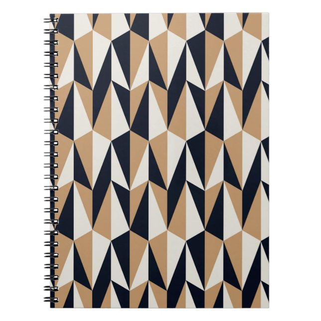 Cuaderno patrón retro transparente (Frente)