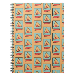 Cuaderno Patrón Retro Vintage Quirky