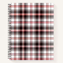 Cuaderno Patrón rojo y negro colorido