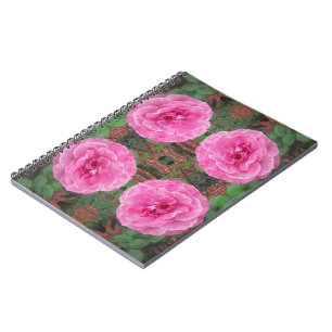 Cuaderno Patrón rosa