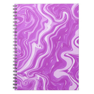 Cuaderno Patrón rosa de mármol sin soldadura