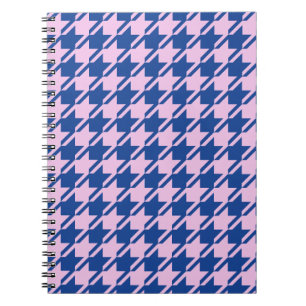 Cuaderno Patrón rosa y azul de Houndstap