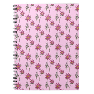 Cuaderno Patrón rosado del portátil Dill Daisy