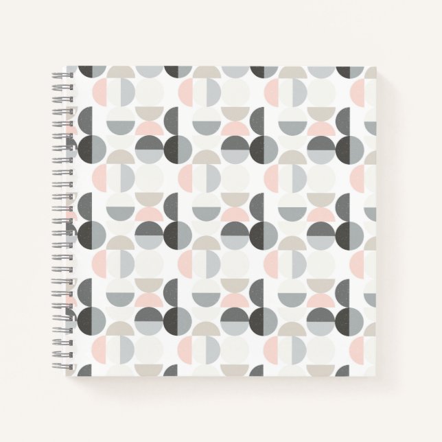 Cuaderno Patrón semicircular de estilo escandinavo (Anverso)