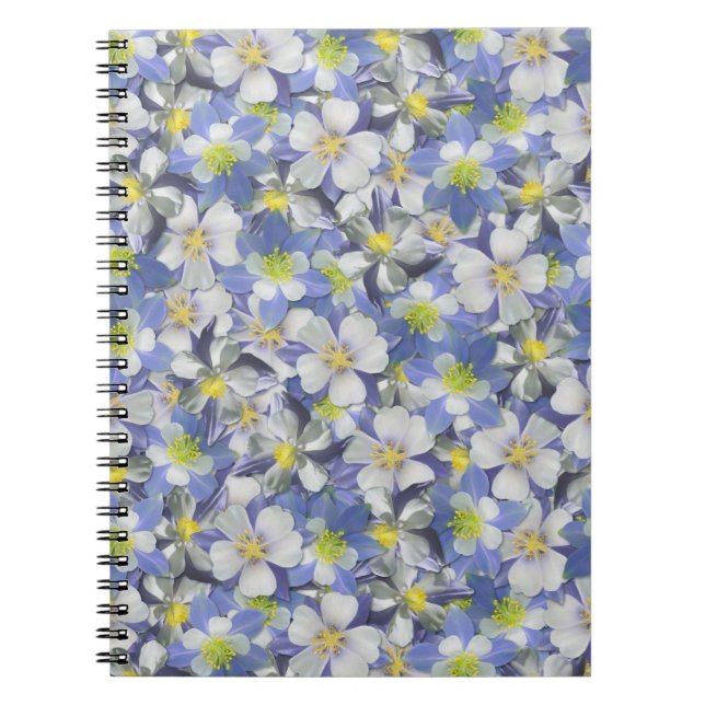 Cuaderno Patrón sin costura de Columbines (Frente)