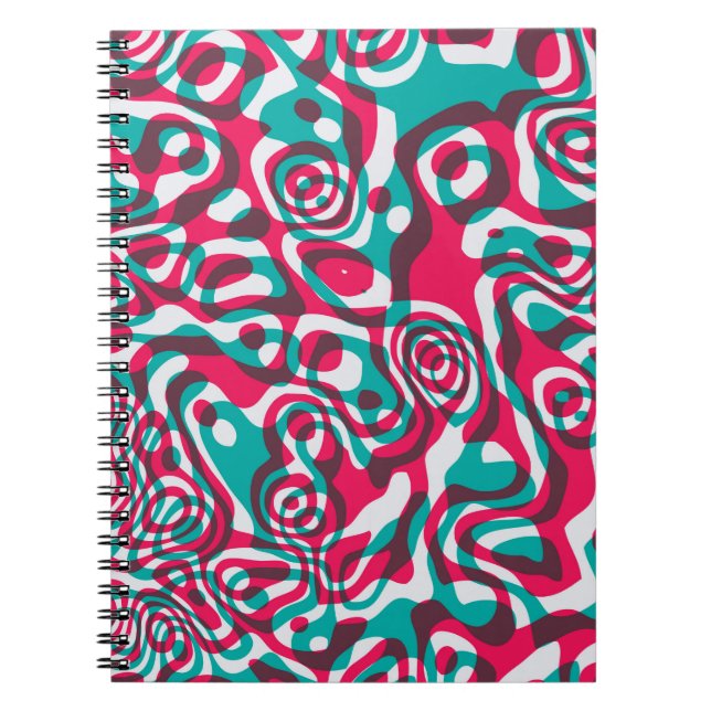 Cuaderno Patrón sin fisuras psicodélicas (Frente)