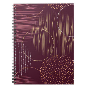 Cuaderno Patrón sin foco con círculos acuarelas