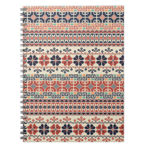 Cuaderno Patrón sin foco con el embrollo palestino tradicio