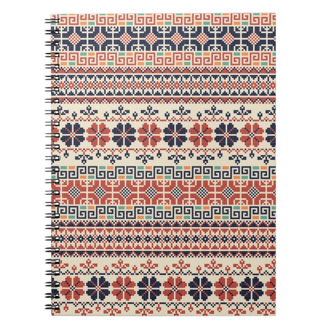 Cuaderno Patrón sin foco con el embrollo palestino tradicio (Frente)