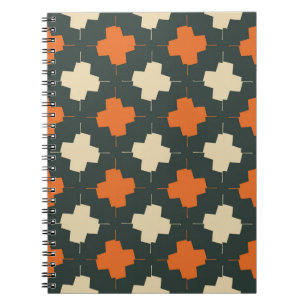 Cuaderno Patrón sin foco con elementos geométricos brillant
