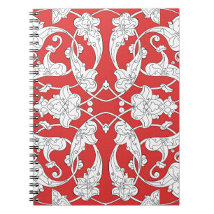 Cuaderno Patrón sin foco con estilo turco tradicional iz