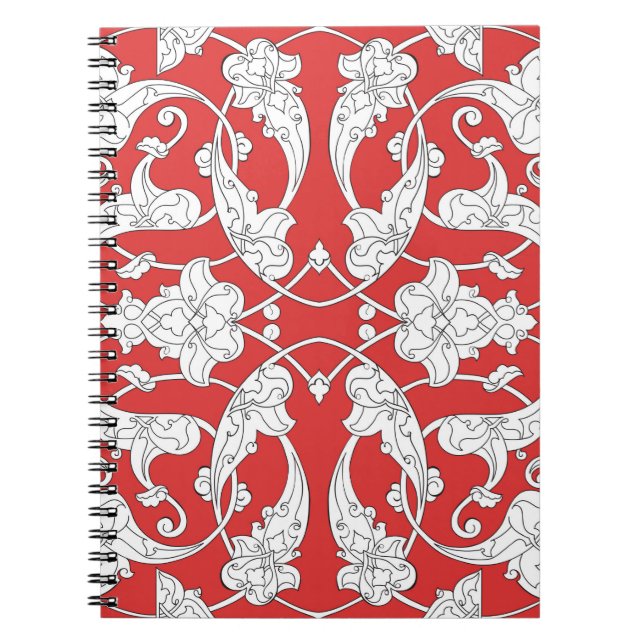Cuaderno Patrón sin foco con estilo turco tradicional iz (Frente)