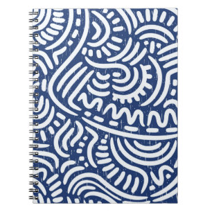 Cuaderno Patrón sin foco con etnia tribal